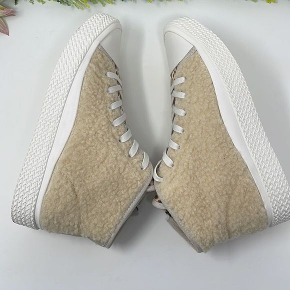 Dolce Vita Women's Veola Plush High Top Sneakers - Picture 8 of 15